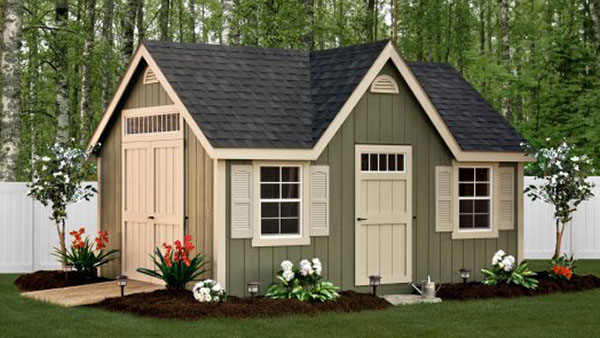 Images of cabins, sheds and garages in NY
