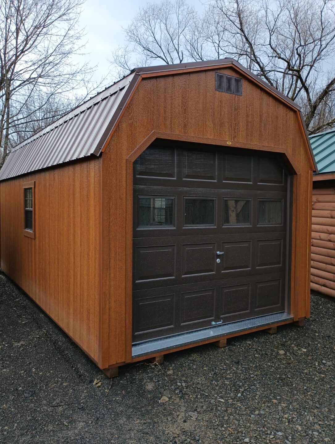 Garage with Metal Roof