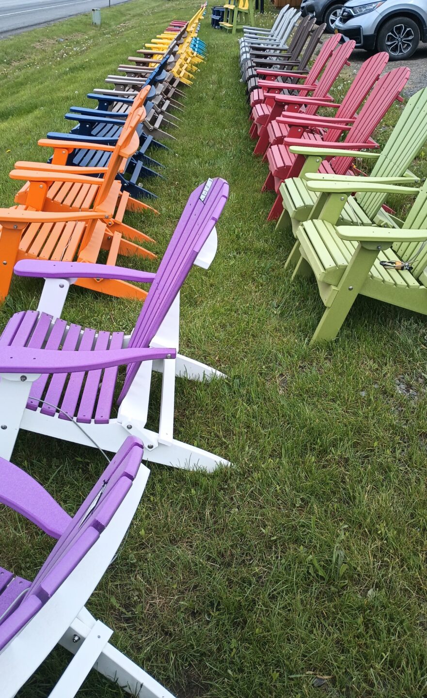 Poly Folding Adirondack Chairs