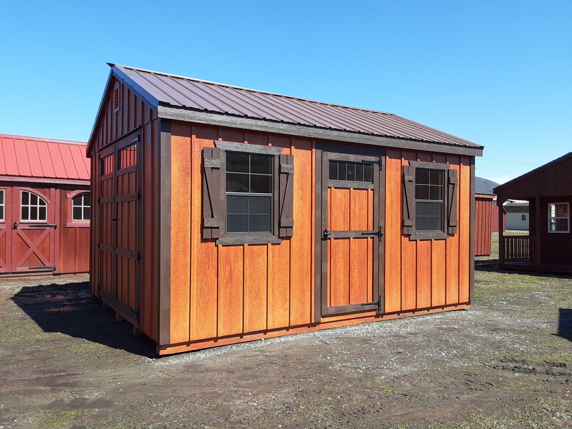 Board & Batten A Frame with Metal Roof