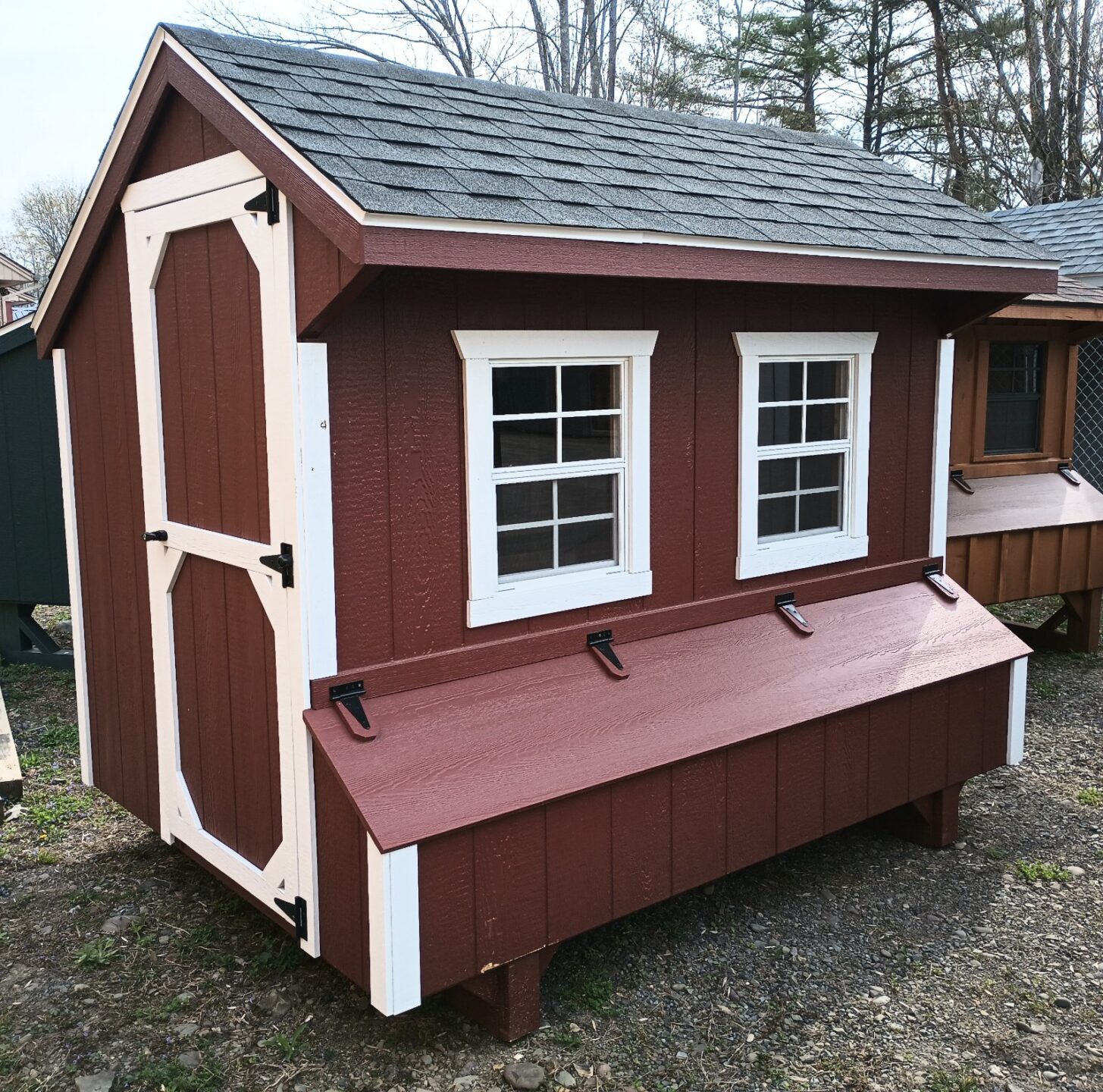 Red Chicken Coop