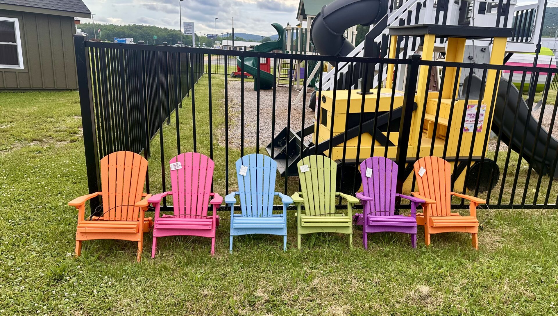 Orange kids chair