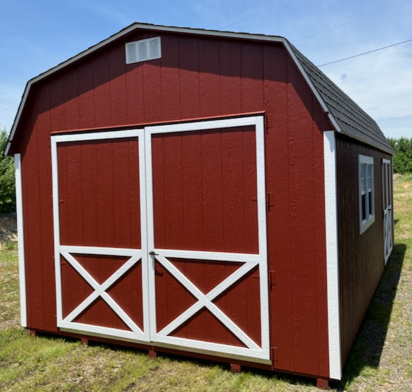 12x24-Dutch Barn-Stock #8003V - Amish Barn Co