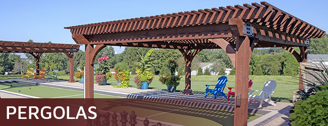 Amish built pergola