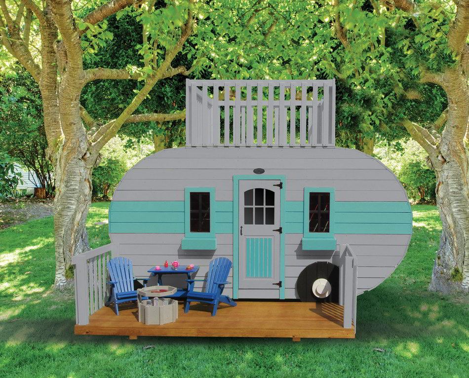 A custom playset, one of many offerings for Binghamton: sheds, barns, and more.